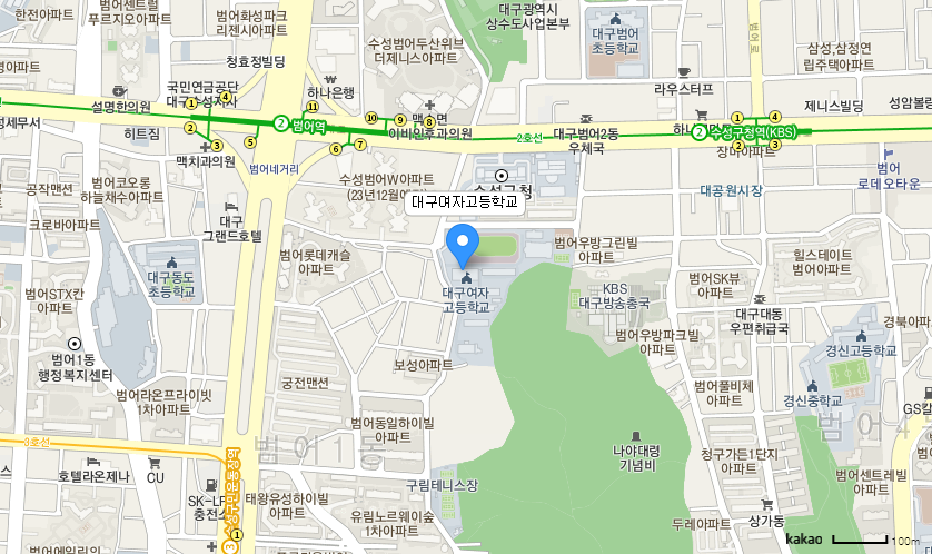 학교 찾아오시는 길 지도